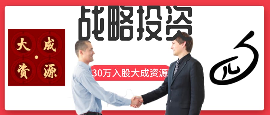 四夕网入股大成资源